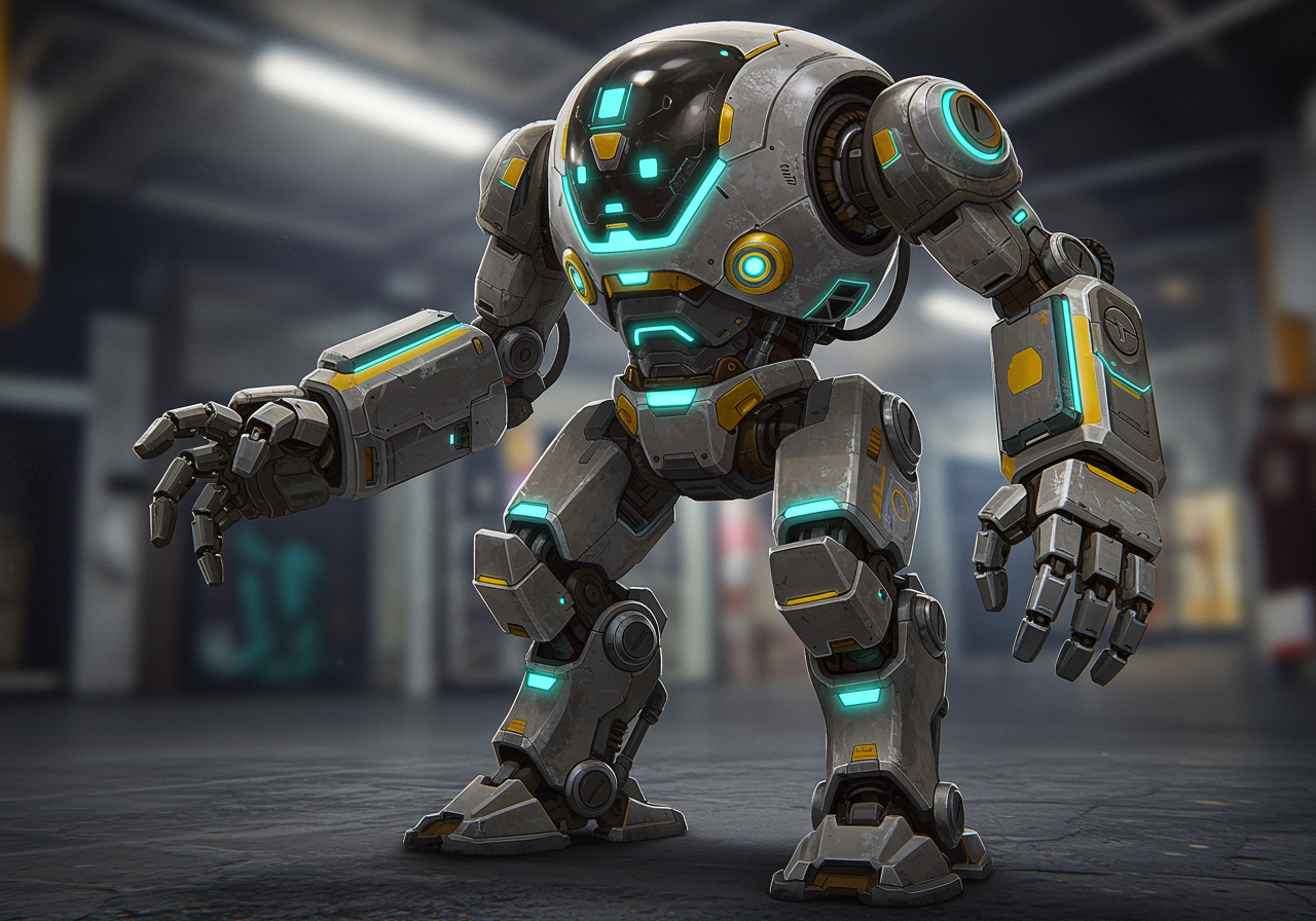 Blinko — a smart-eyed scout with flashlights and sensors