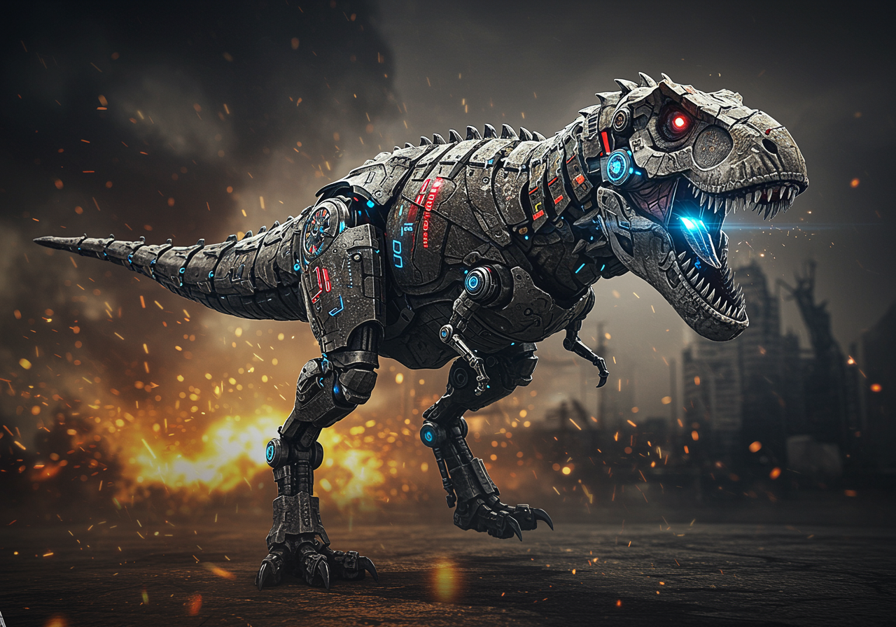 RoboRex — a dinosaur-like robot